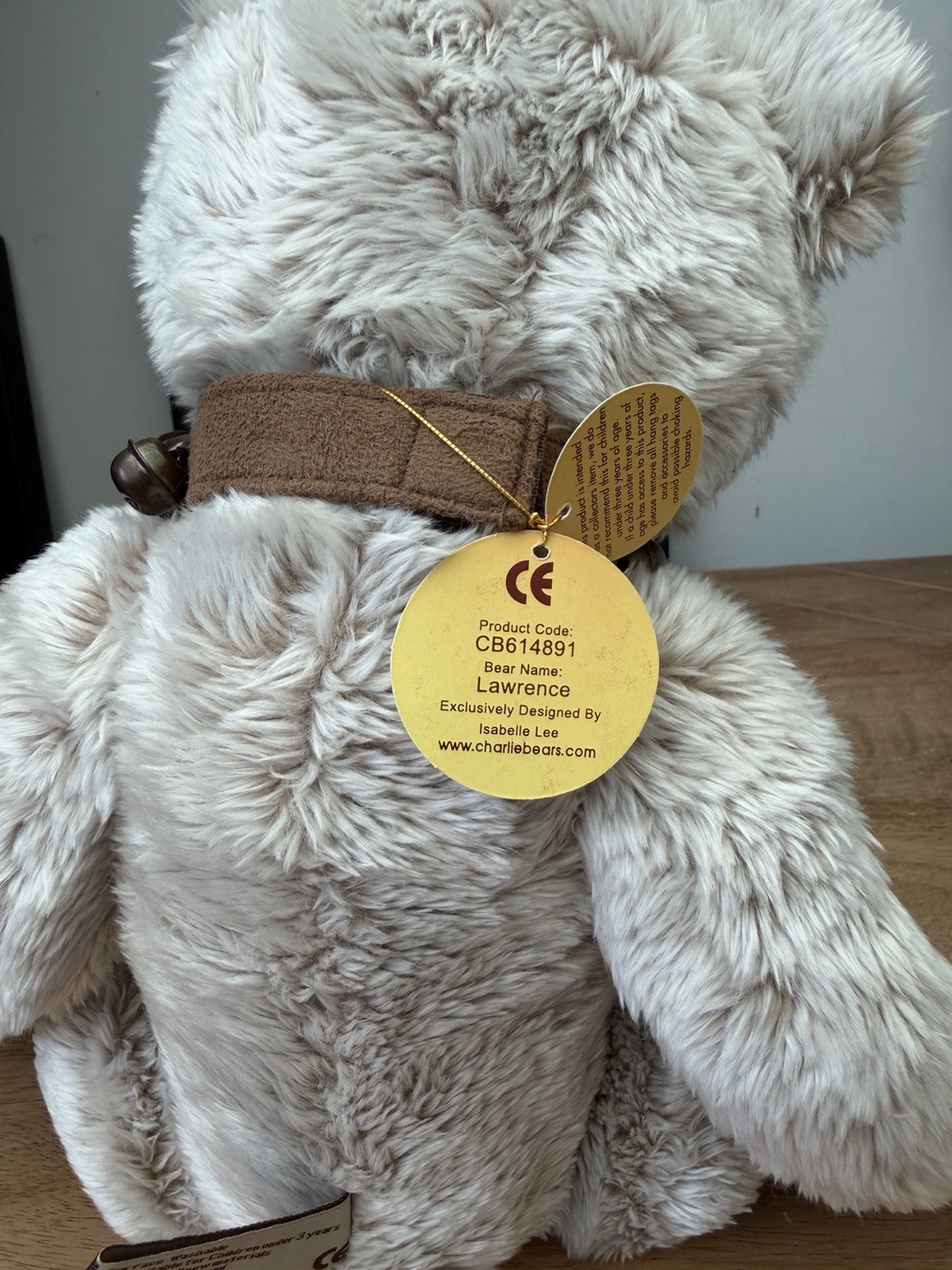 Charlie Bears Lawrence, plush, CB614891, 14.5”, 2011 - Image 7