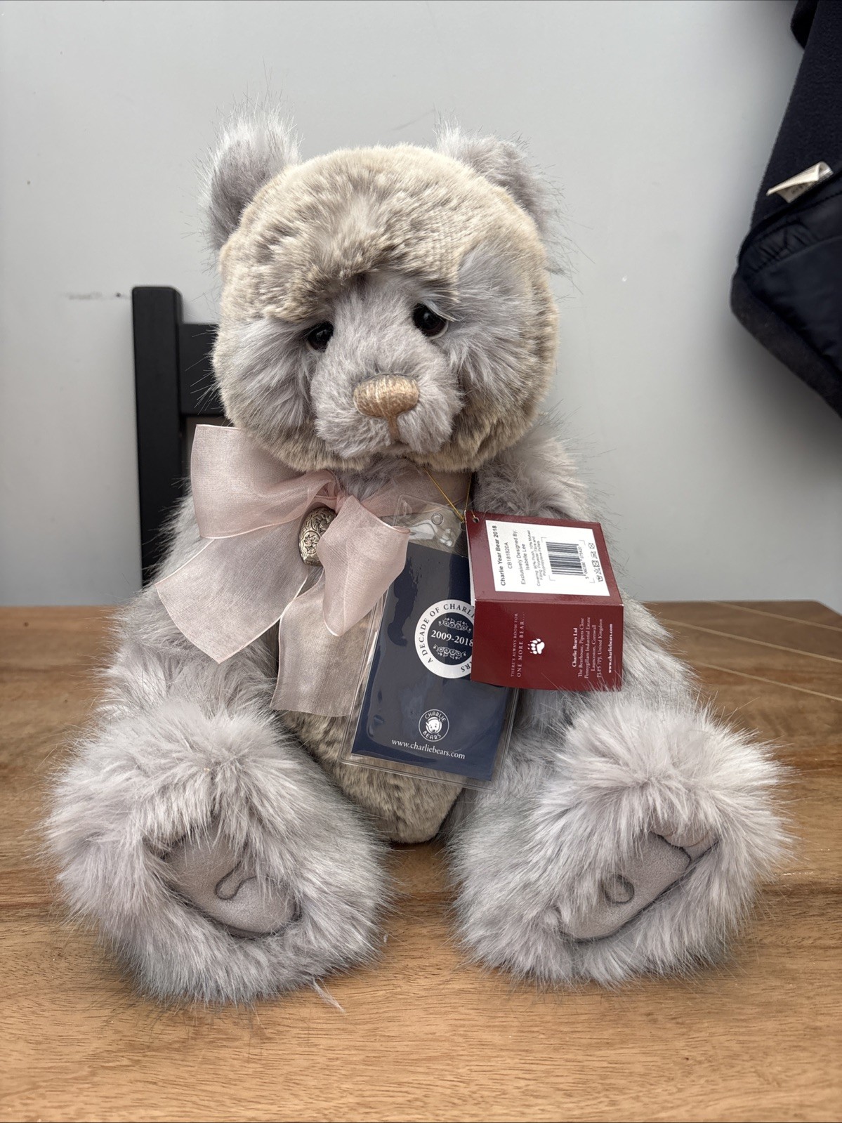 Charlie Bears Charlie Year Bear 2018 - Retired Plumo. Limited edition. - Image 11