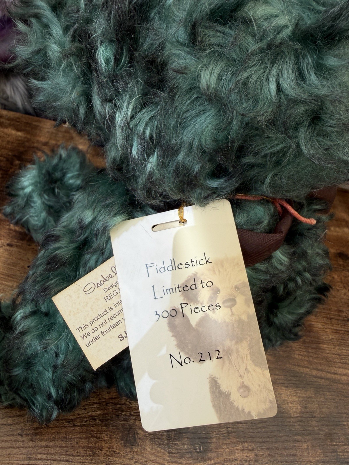 Charlie Bears Fiddlestick rare last one made number 212 of 300 with tags - Image 5