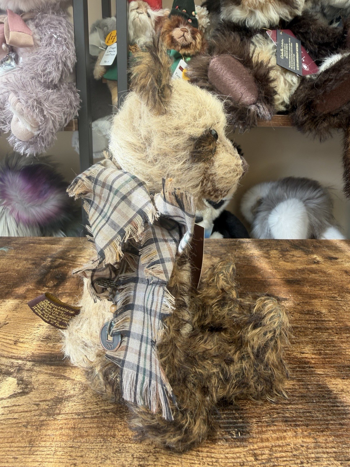 Charlie bears mohair Isabelle Lee BURDOCK Limited edition of 400 - Image 6