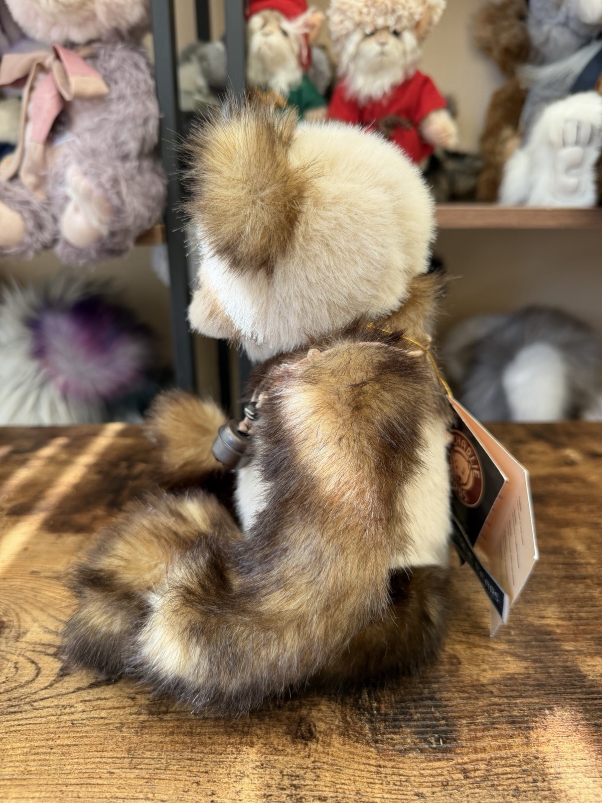 Charlie Bear - Anniversary Bear Mia - Small Brown/White Bear - CB151560 - Image 6