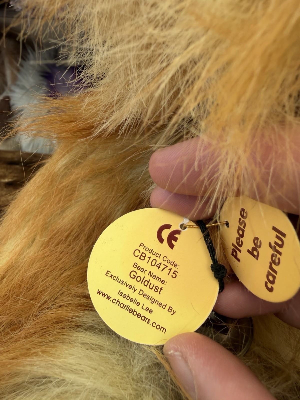 Charlie Bears Goldust - Retired And With Tag’s Designed By Isabella Lee - Image 3