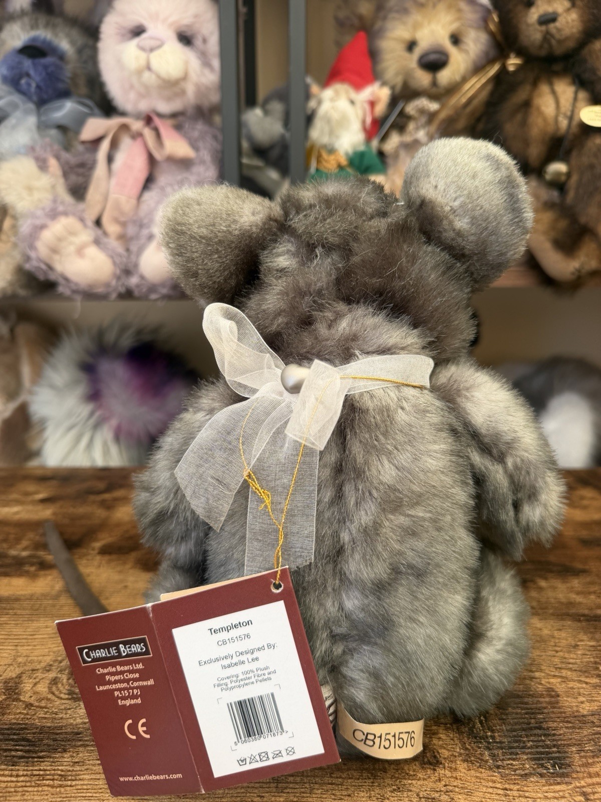 Charlie Bears TEMPLETON Rat Isabelle Lee 2015 Collection Retired Retired HTF - Image 4