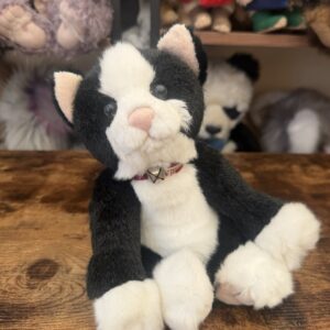 Charlie Bears Plush Collection Black & White Cat Jinksy Soft Toy With Tag