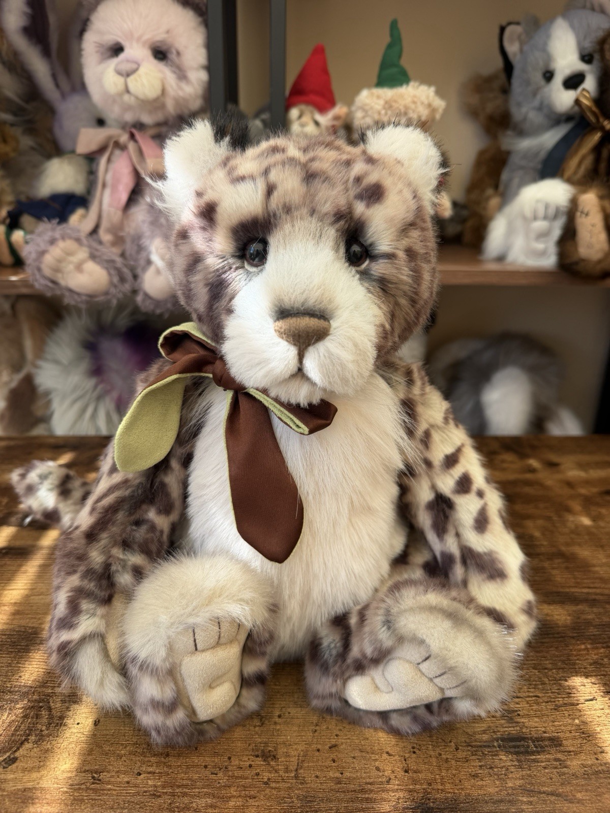 Charlie Bears FLAPDOODLE Beautiful Plumo Leopard Immaculate with Tags