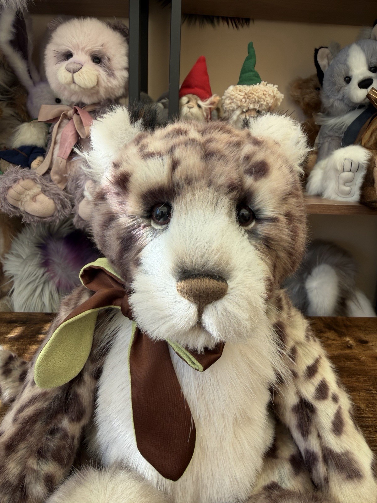 Charlie Bears FLAPDOODLE Beautiful Plumo Leopard Immaculate with Tags - Image 2