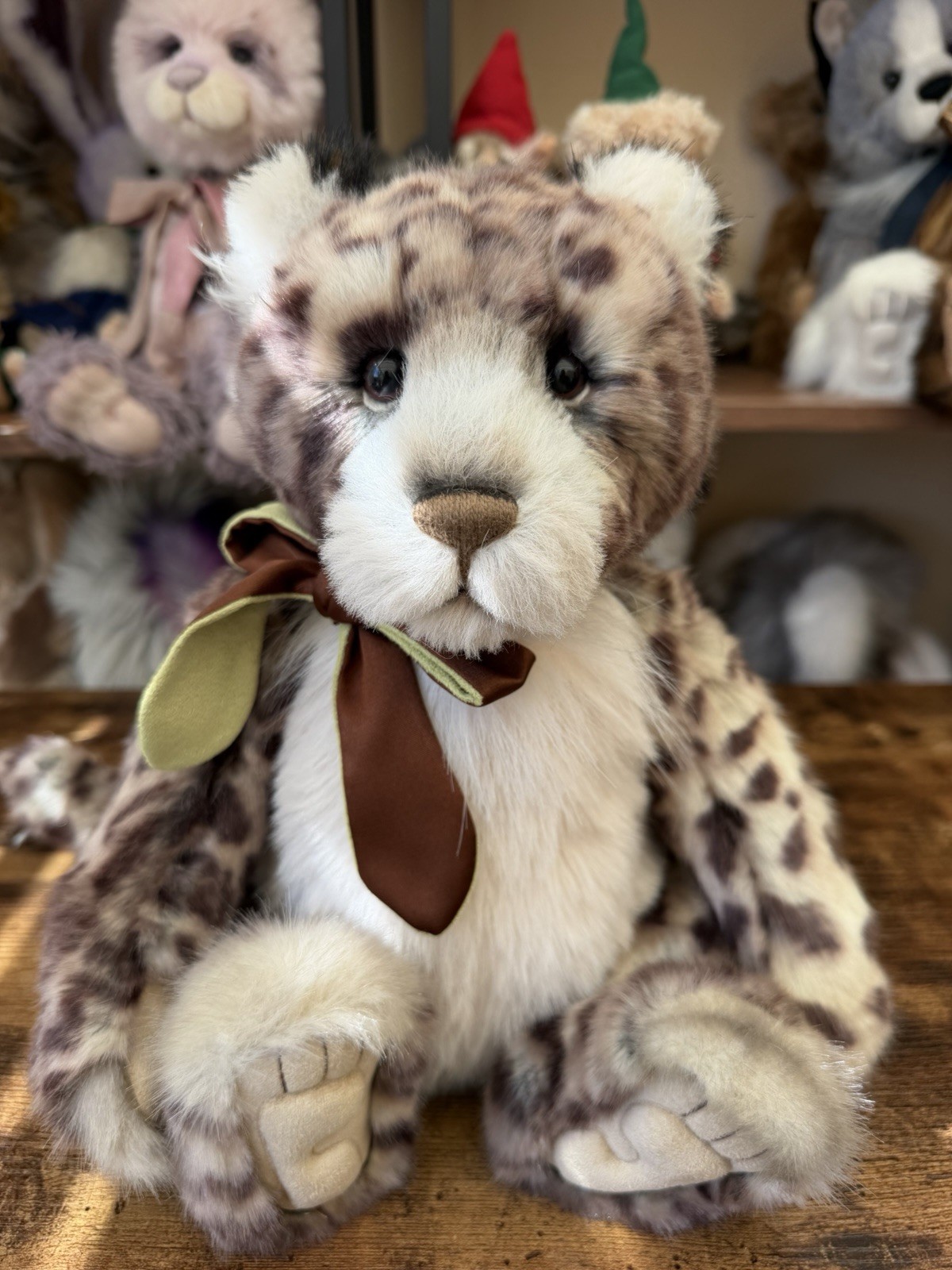 Charlie Bears FLAPDOODLE Beautiful Plumo Leopard Immaculate with Tags - Image 3