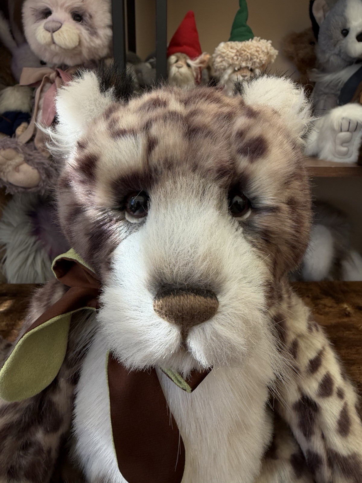 Charlie Bears FLAPDOODLE Beautiful Plumo Leopard Immaculate with Tags - Image 4