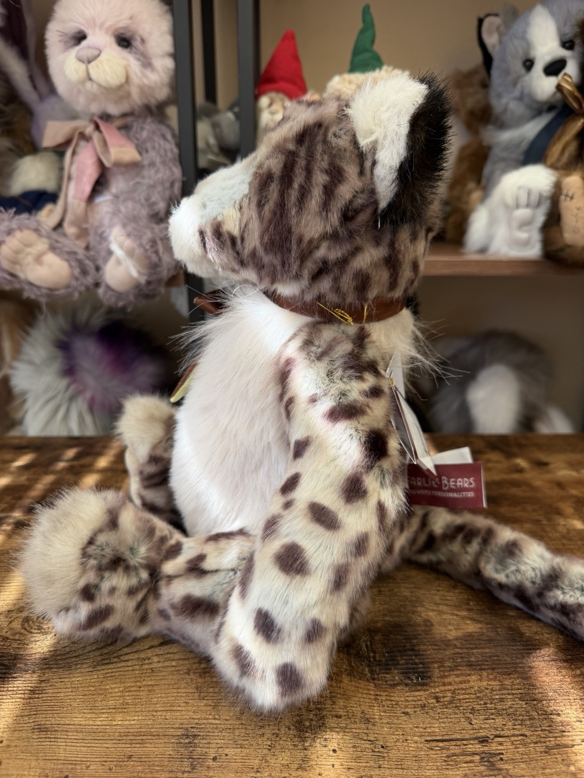 Charlie Bears FLAPDOODLE Beautiful Plumo Leopard Immaculate with Tags - Image 7