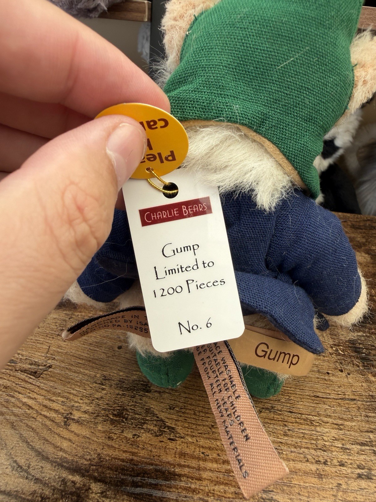 CHARLIE BEARS MINIMO GUMP KNOME MM175614B IN EXCELLENT CONDITION - Image 6