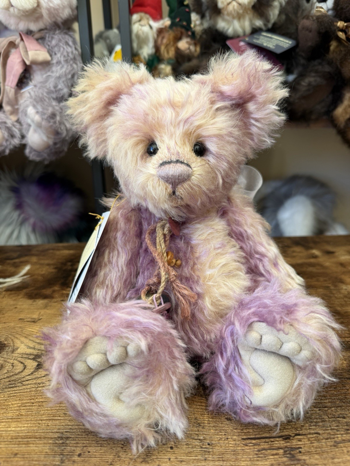 CHARLIE BEARS ISABELLE COLLECTION SJ4565 LIBERTY USED WITH ORIGINAL TAGS & BAG