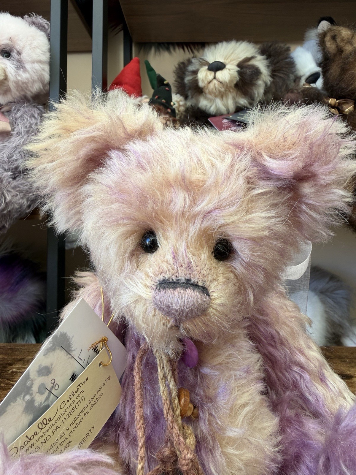 CHARLIE BEARS ISABELLE COLLECTION SJ4565 LIBERTY USED WITH ORIGINAL TAGS & BAG - Image 10