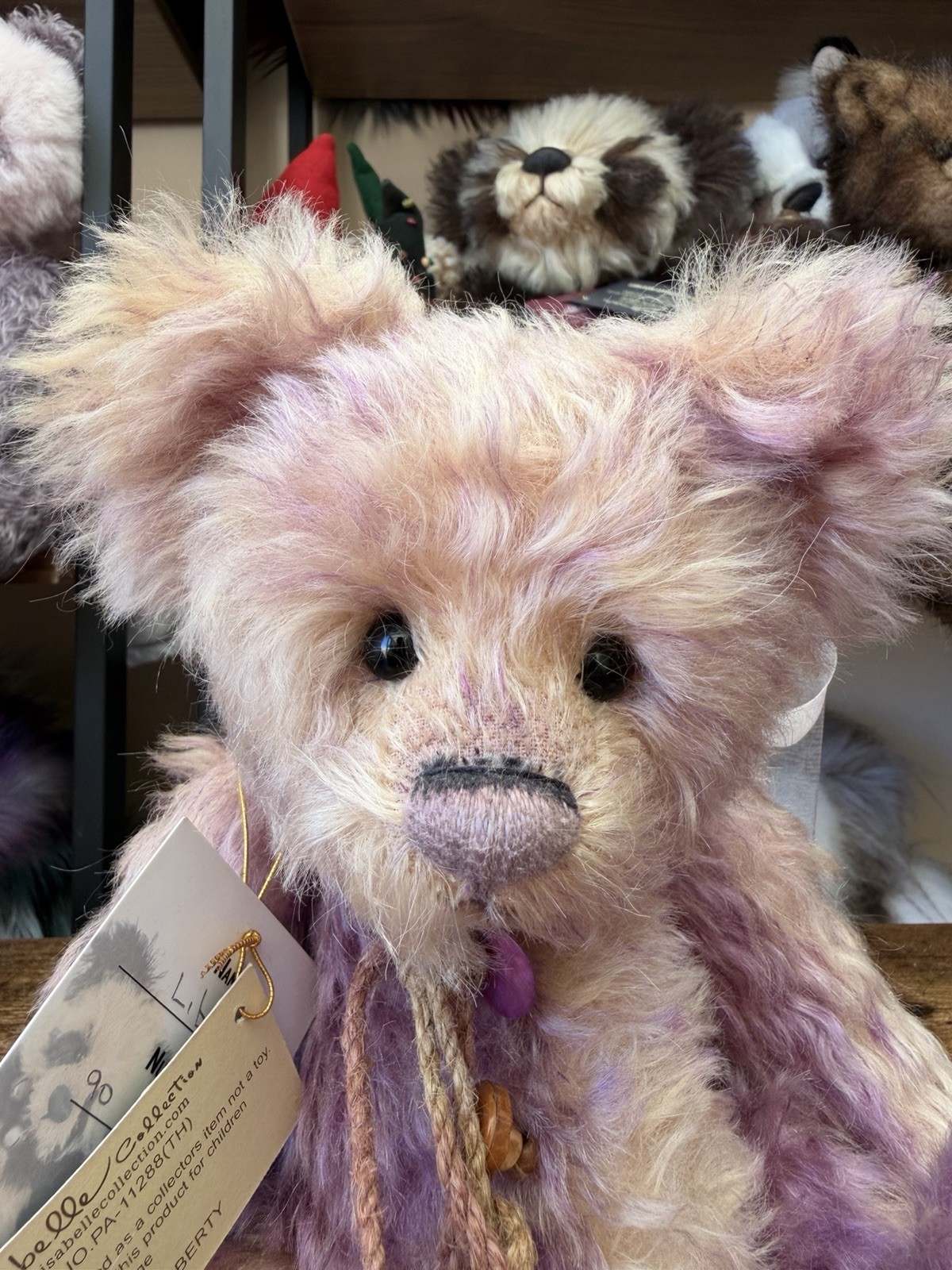 CHARLIE BEARS ISABELLE COLLECTION SJ4565 LIBERTY USED WITH ORIGINAL TAGS & BAG - Image 12