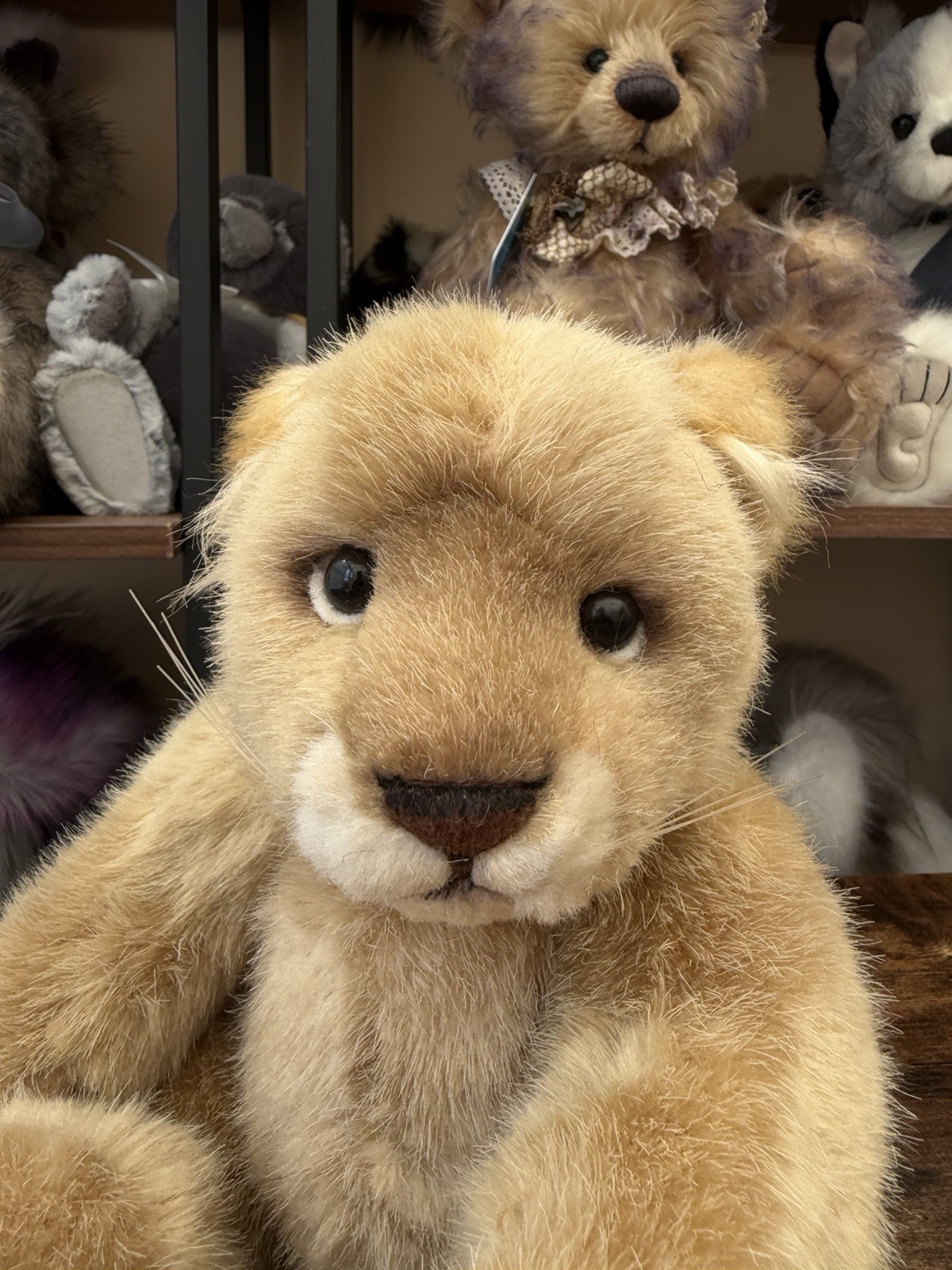Charlie Bears Savannah Lion Isabelle Lee Retired Tagged Jointed Collectable - Image 9