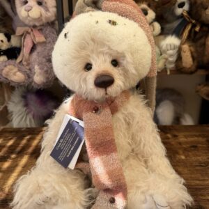 Charlie Bears MISS EARHART Gorgeous Rare  Limited Edition Tags 17” Excellent