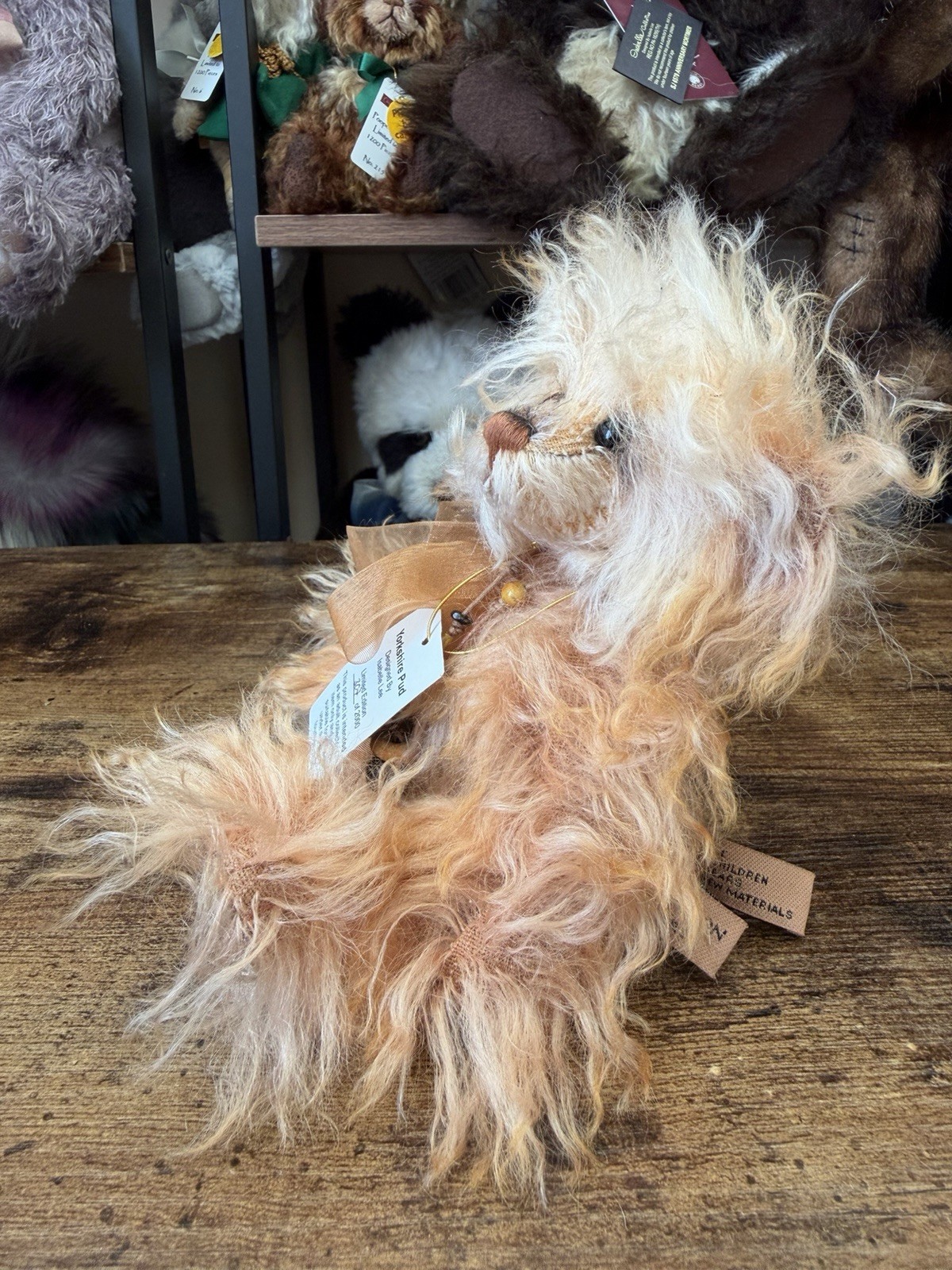 Charlie Bears Mohair Yorkshire Pud Minimo Limited Ed 2012 with Tags Adorable 🩷 - Image 3