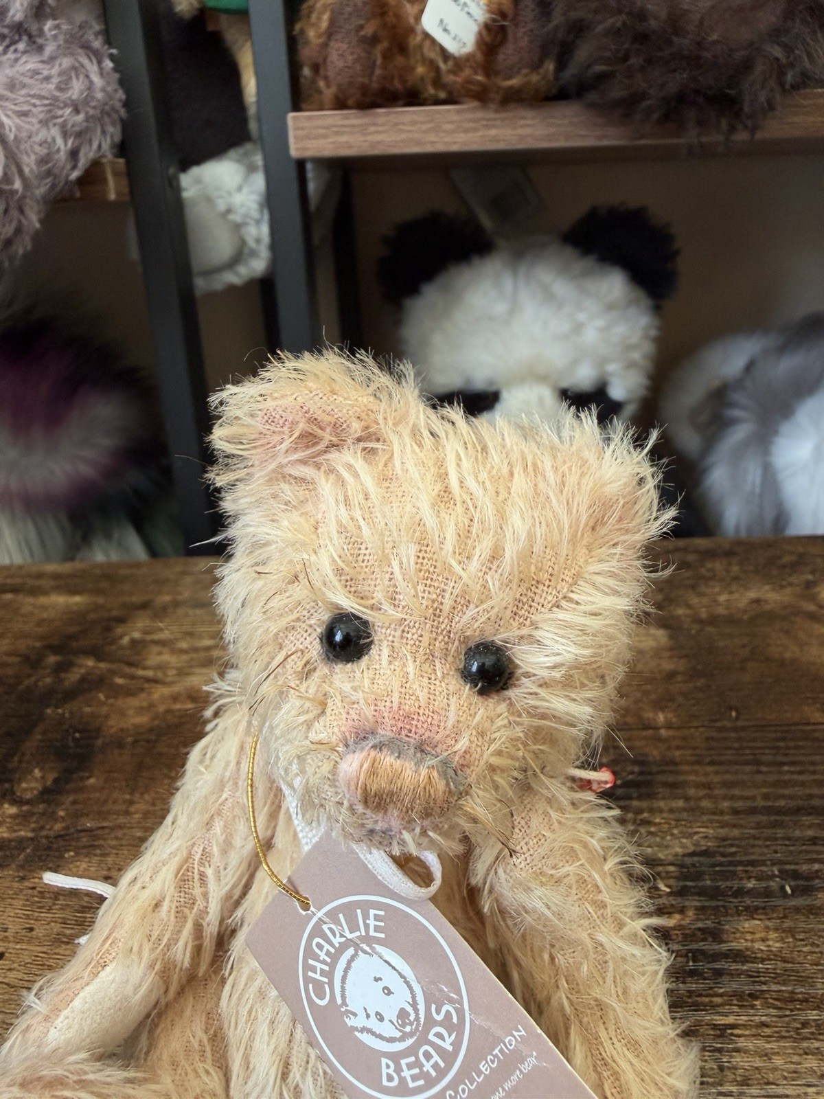 Retired Limited Edition Charlie Bears Minimo Jointed Bear Minnie - Image 2