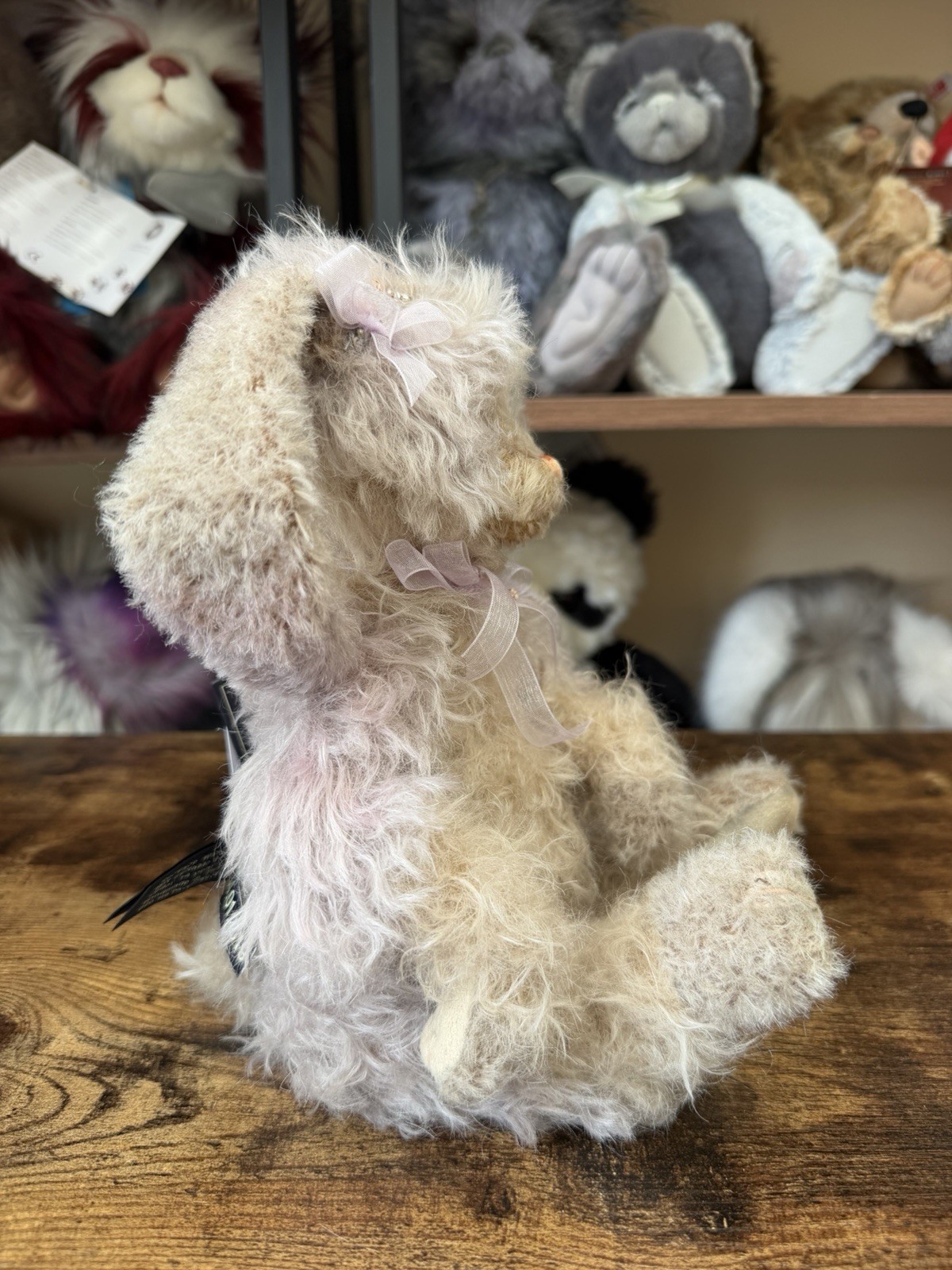 charlie bears Mohair Petal bunny / Rabbit 🐰 BNWT 🐰🌸 extremely rare - Image 4