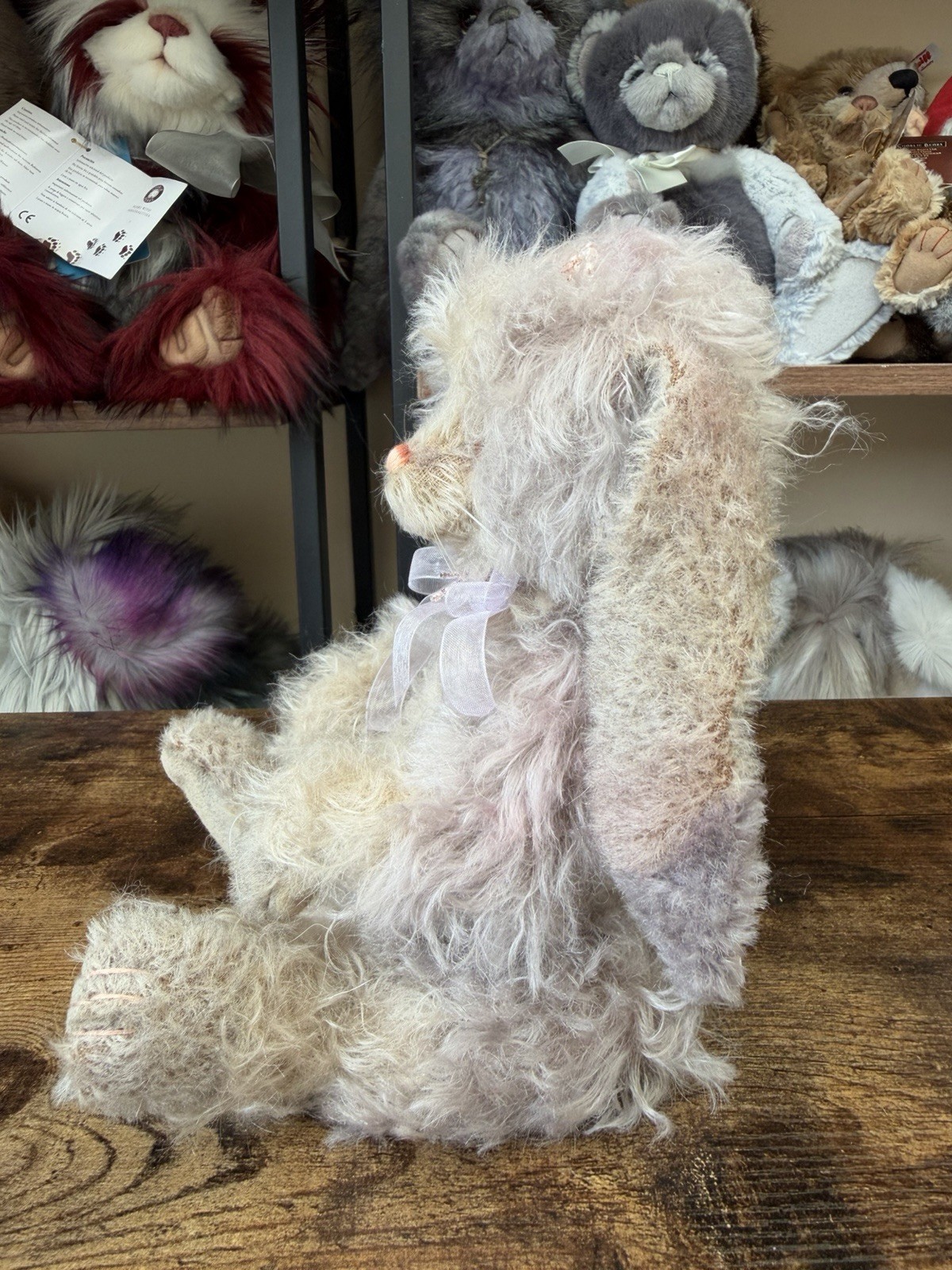 charlie bears Mohair Petal bunny / Rabbit 🐰 BNWT 🐰🌸 extremely rare - Image 7