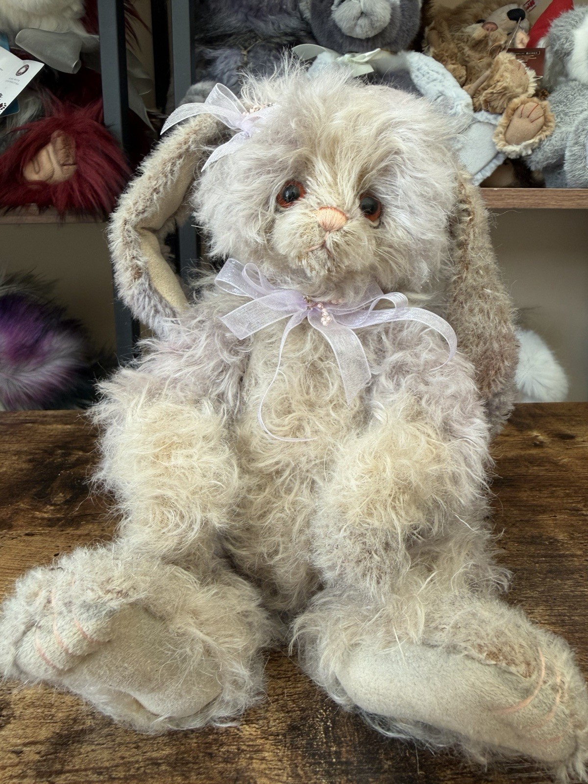 charlie bears Mohair Petal bunny / Rabbit 🐰 BNWT 🐰🌸 extremely rare - Image 10
