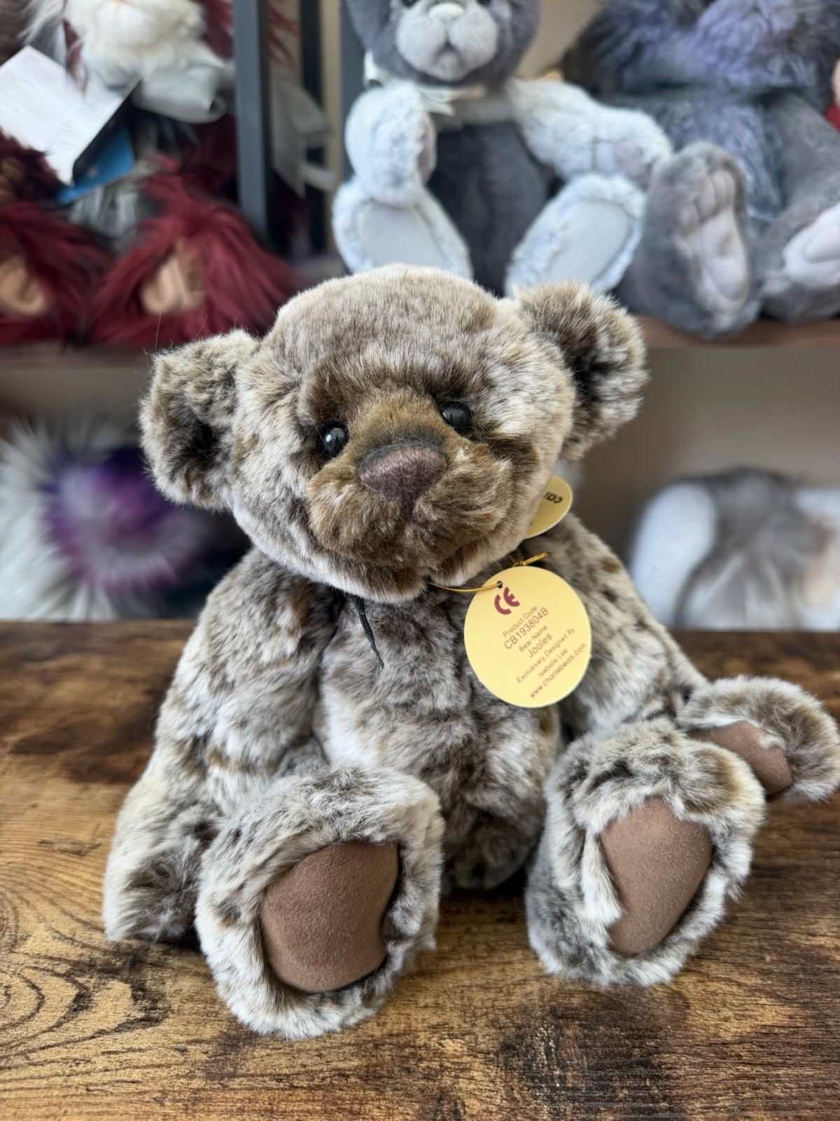 Charlie Bears Jooles Teddy Plush Soft Toy