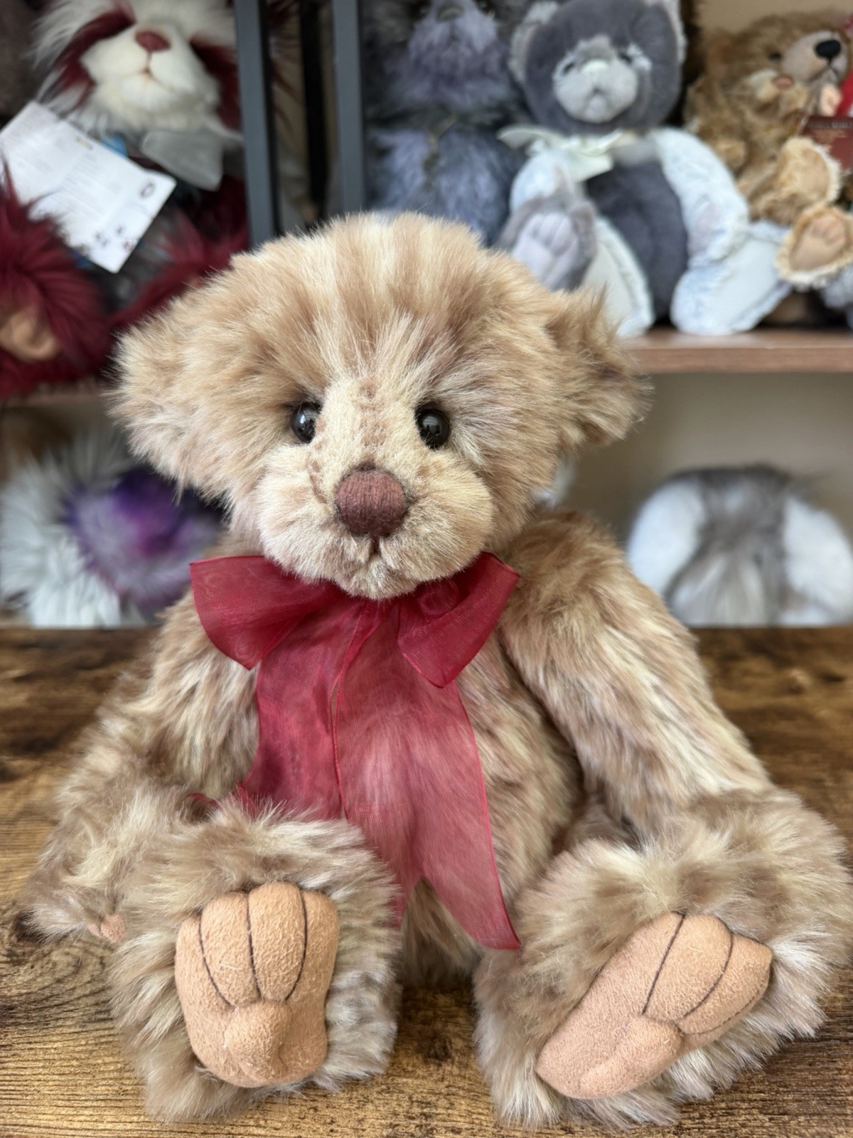 Retired Charlie Bears Reddy. Size 32cm. In Excellent Condition