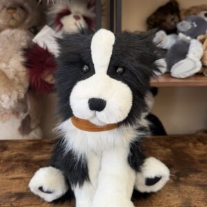Genuine Charlie Bear "Silas" the Border Collie Retired/Rare Excellent Condition