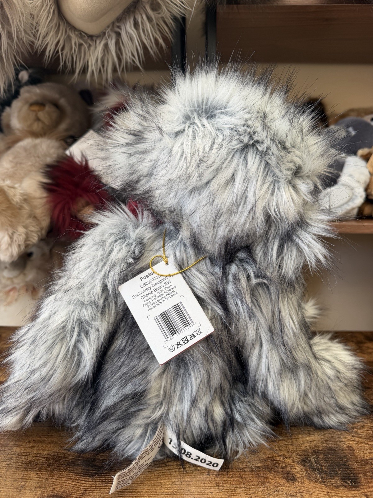 Charlie Bears Foster Secret Collection Retired Teddy Bear CB206022O Plush W Tags - Image 6