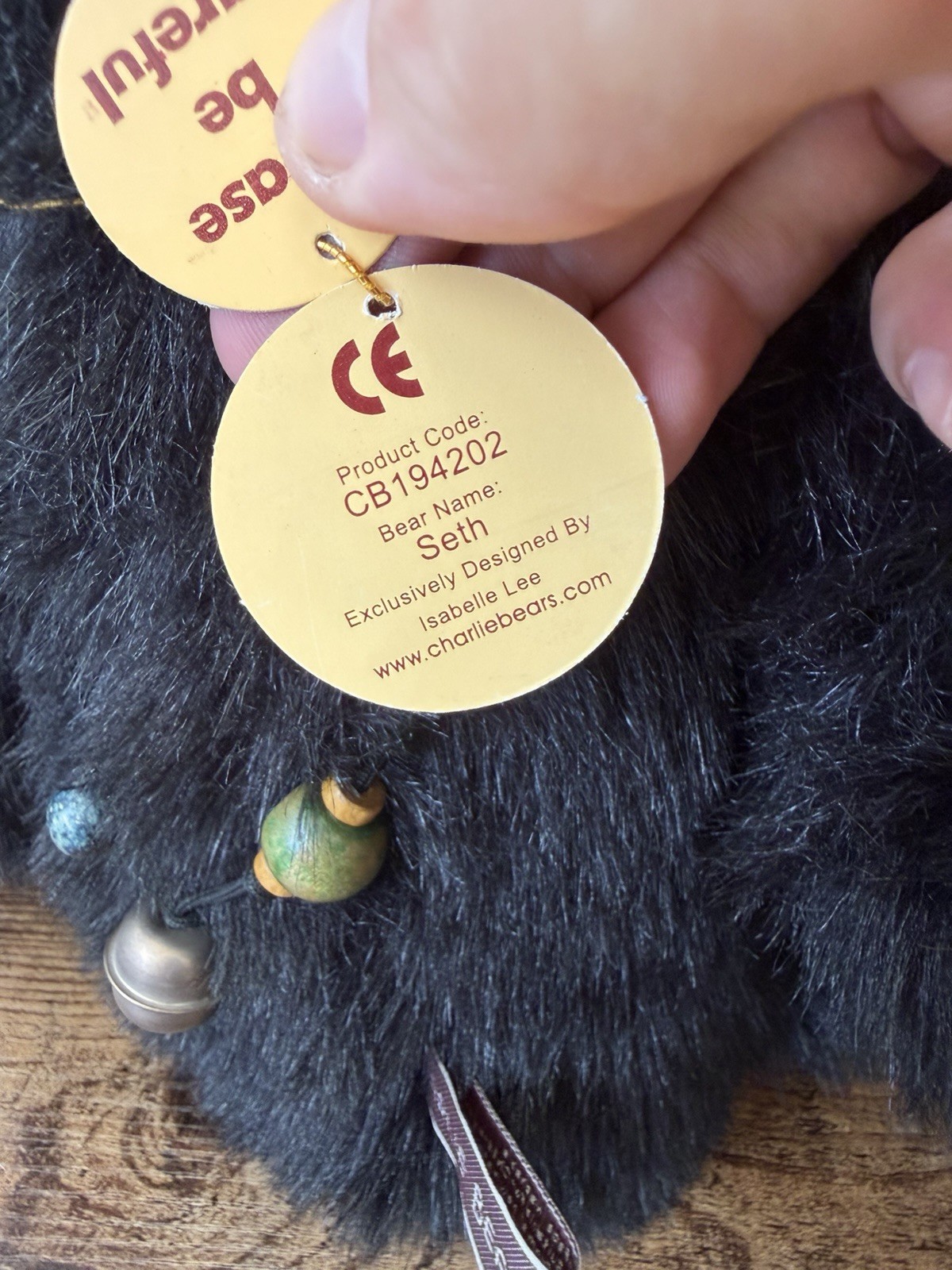 Charlie Bears Seth CB194202 Isabelle Lee Plush Teddy Bear Retired Tags Necklace - Image 10