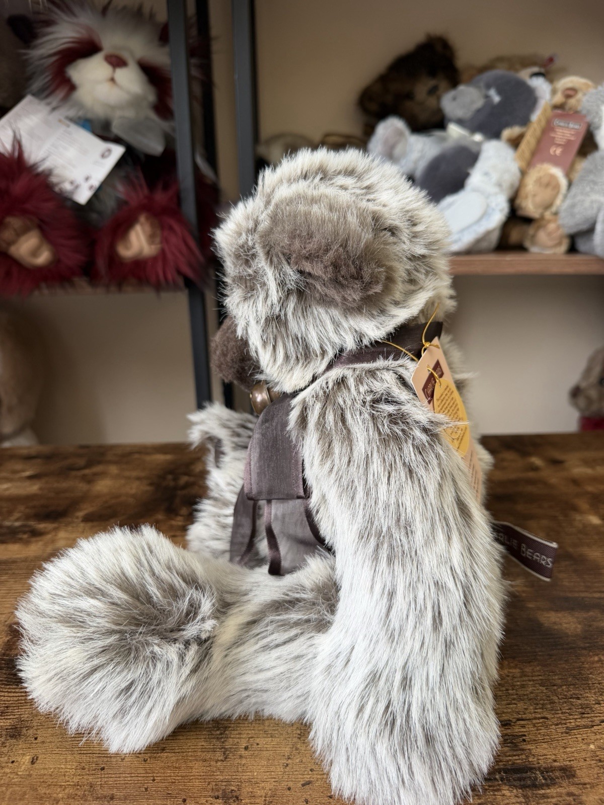 CHARLIE BEARS BUDDY SPECIAL EDITION WITH TAGS WITH RIBBON/BELL RATTLE - Image 7