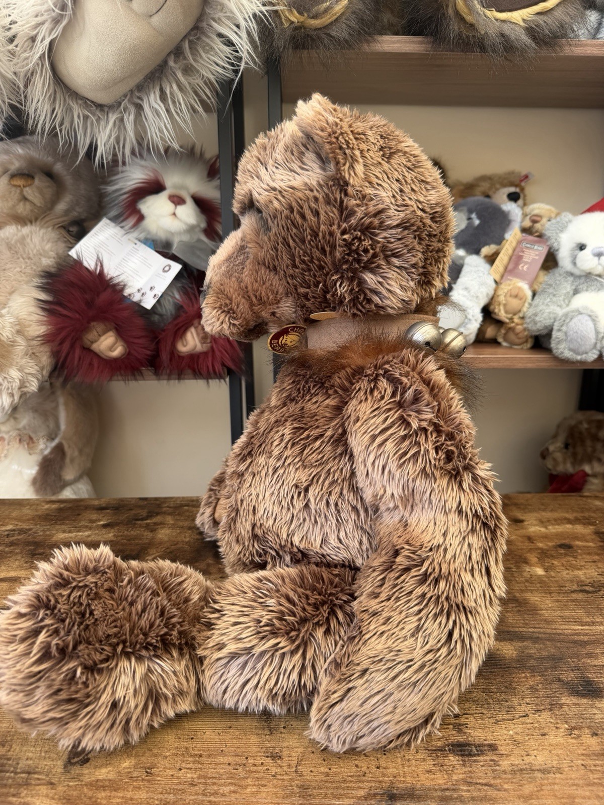 Charlie Bears Brutus Teddy Bear Isabelle Lee Retired Tagged Jointed Collectable - Image 11