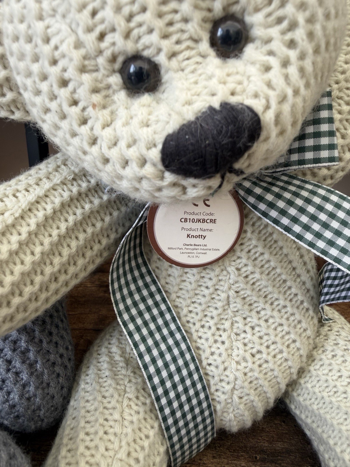 Charlie Bears Knitty Knotty Knitted Bears New With Tags - Image 3