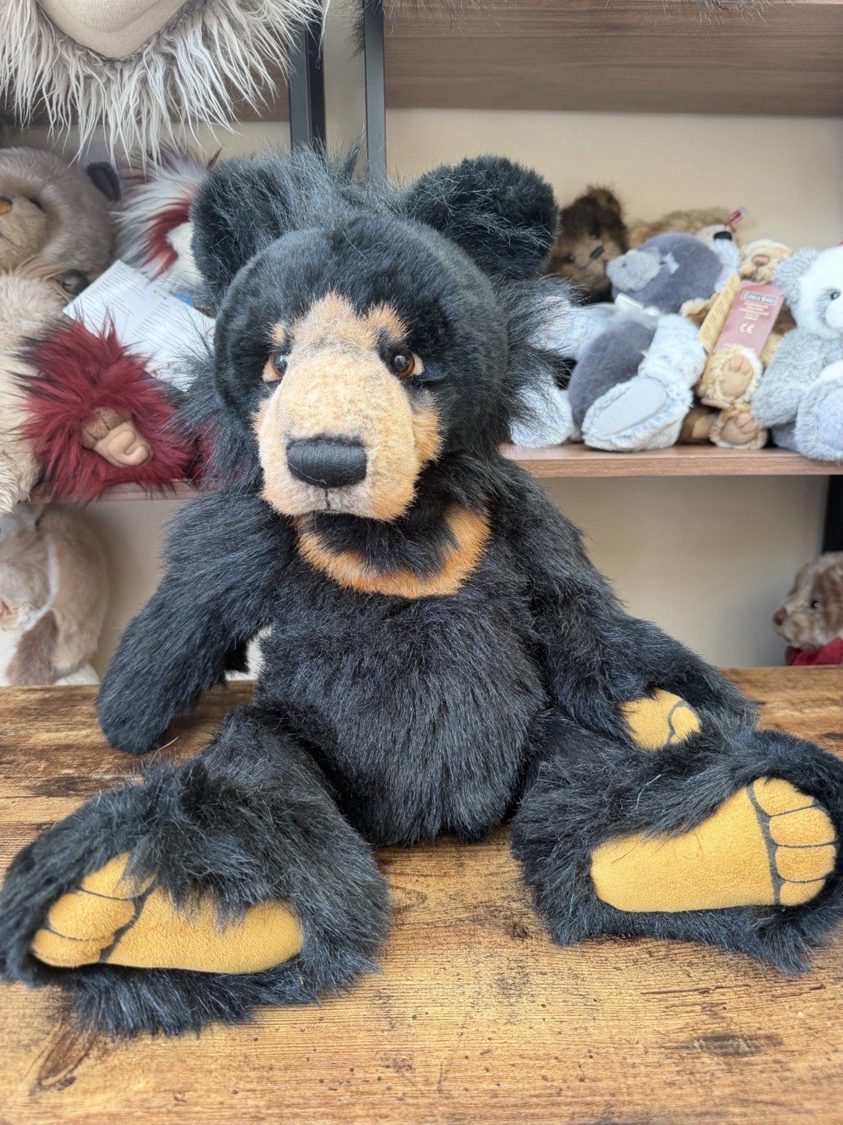 Charlie Bears Malcolm Teddy Bear Retired Tagged Isabelle Lee Designed