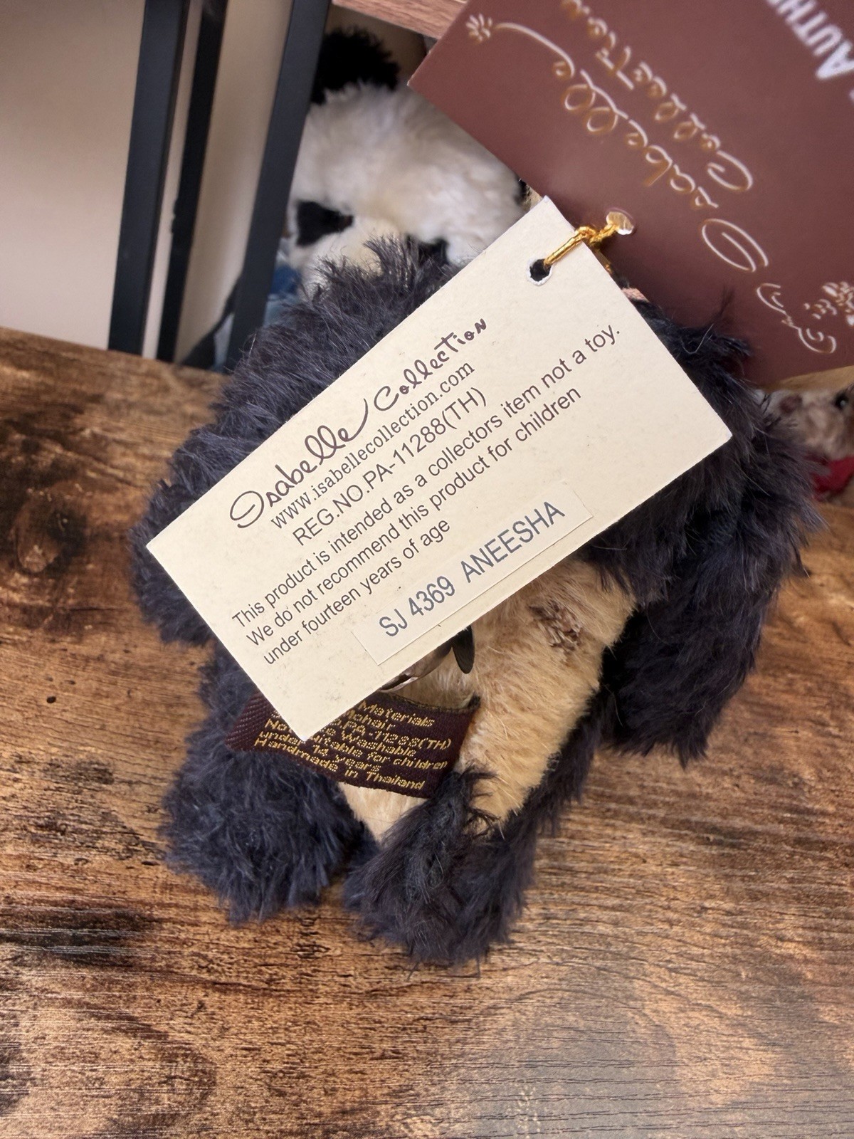 Charlie bears isabelle lee Aneesha SJ4369 Ltd retired mohair with tag - Image 6