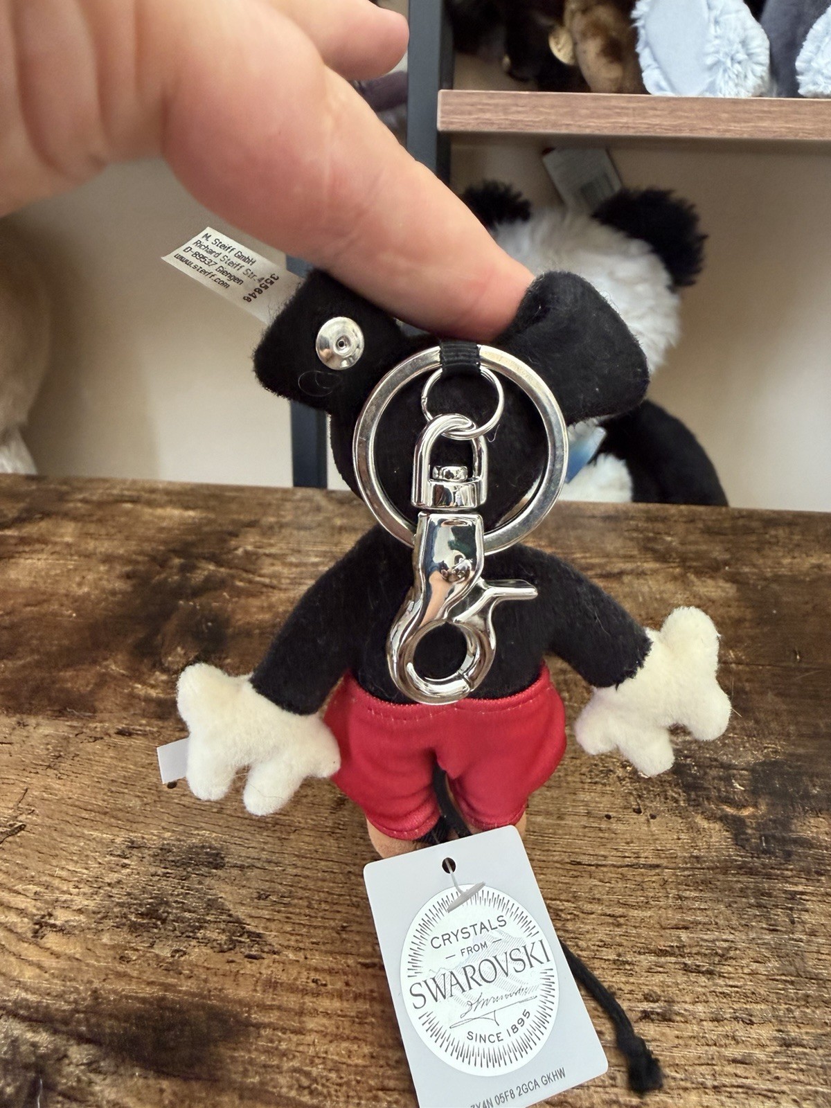 Mickey Mouse Disney Pendant or Keyring by Steiff - EAN 355646 - Image 4