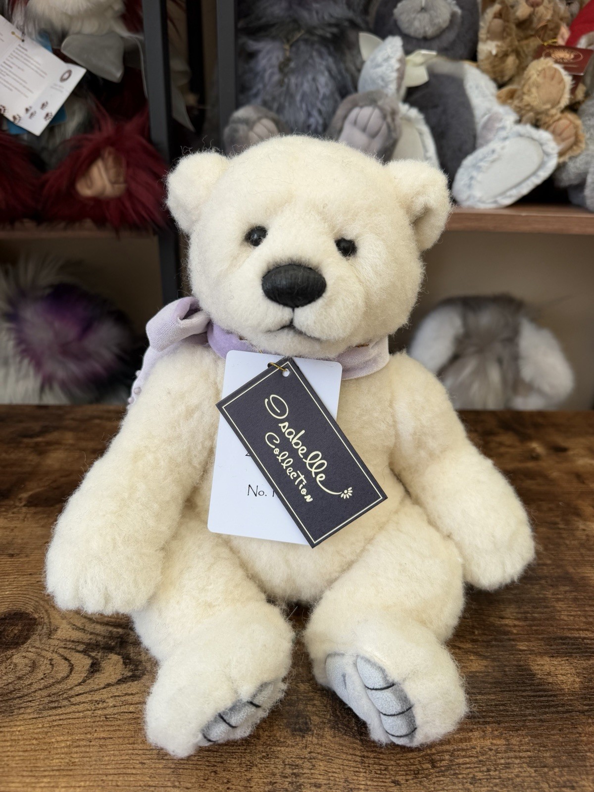 Charlie Bears DONG Polar Bear 100% Wool Limited Edition of only 200 with Tags