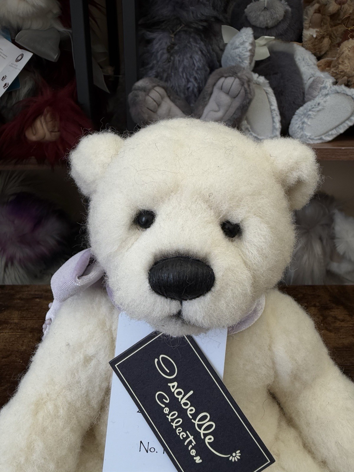 Charlie Bears DONG Polar Bear 100% Wool Limited Edition of only 200 with Tags - Image 2