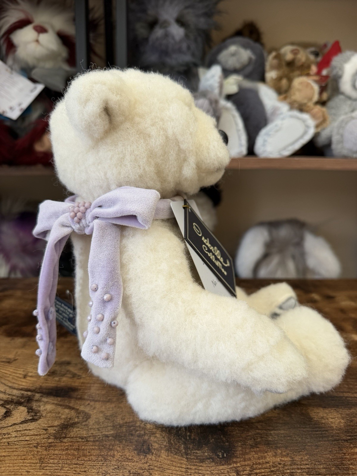 Charlie Bears DONG Polar Bear 100% Wool Limited Edition of only 200 with Tags - Image 4