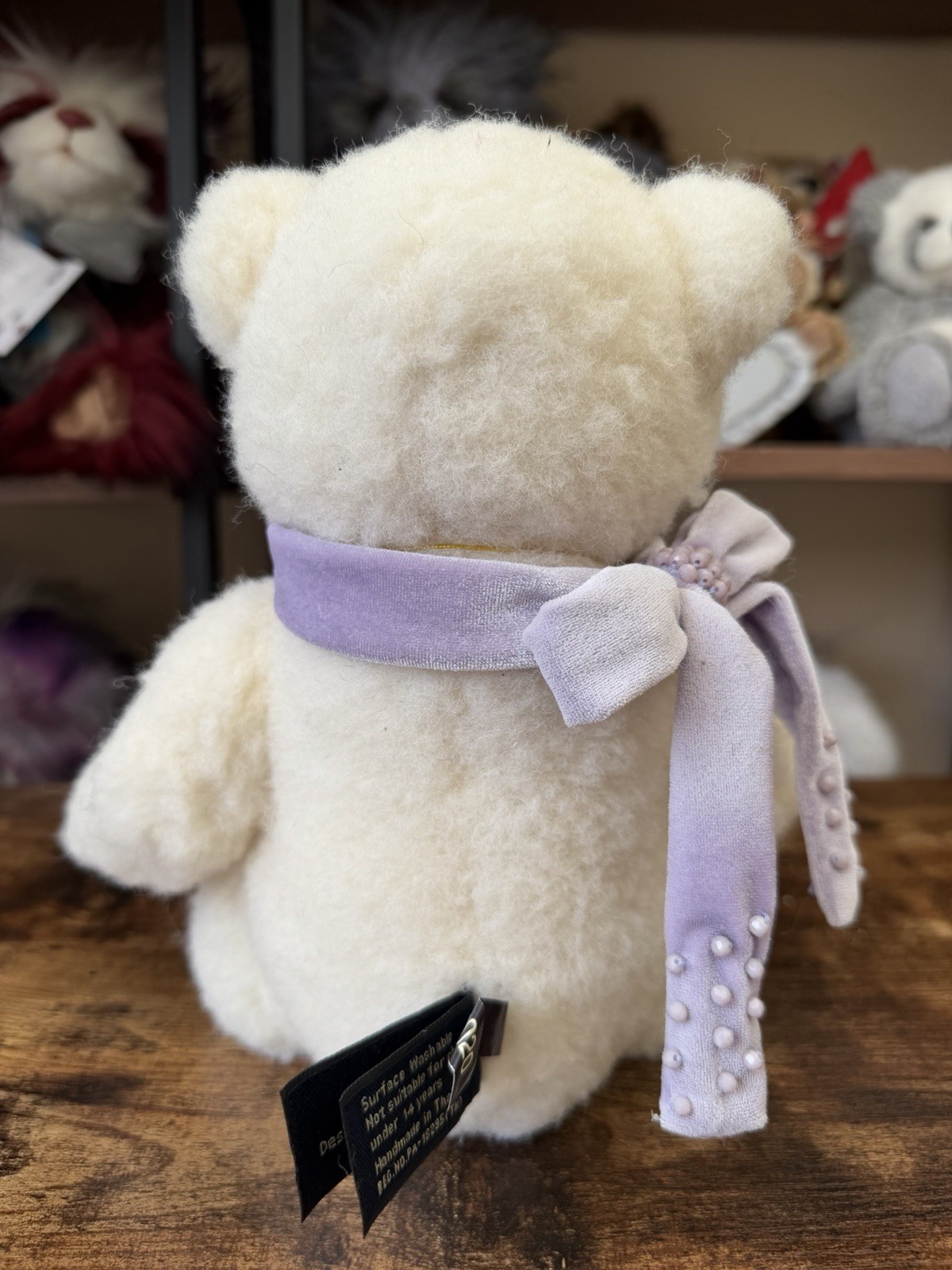 Charlie Bears DONG Polar Bear 100% Wool Limited Edition of only 200 with Tags - Image 5