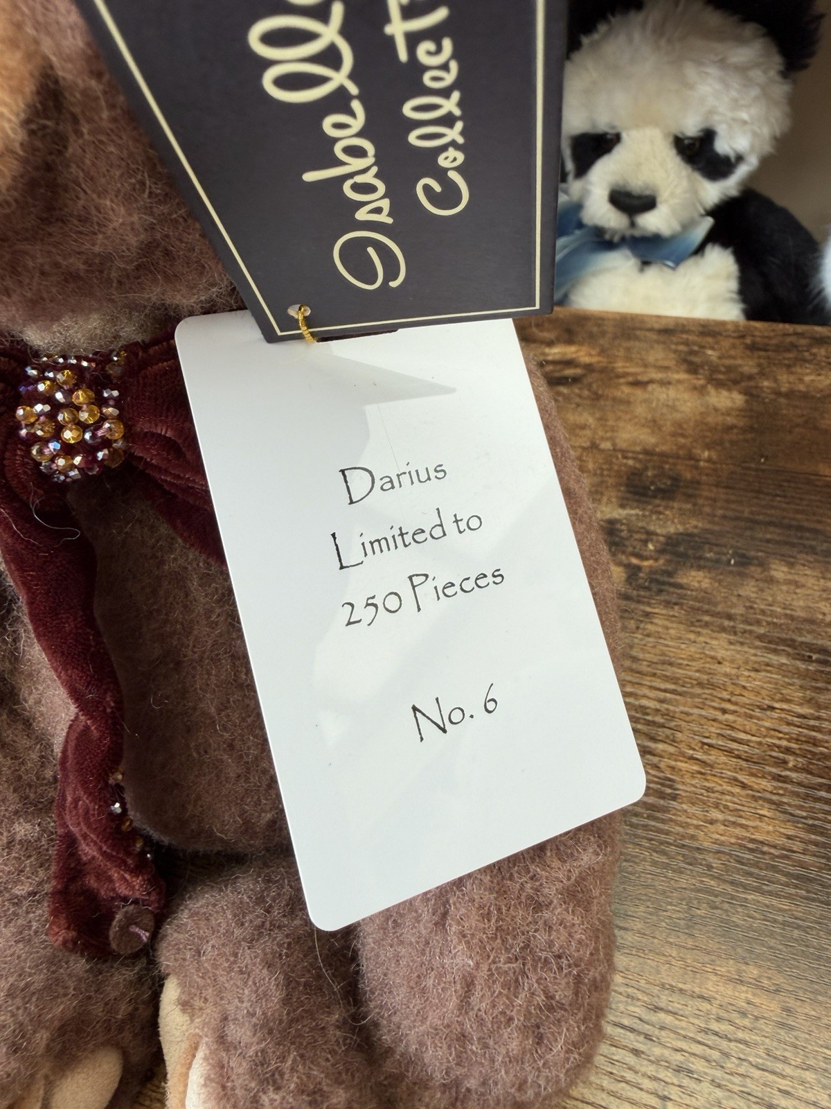 Charlie Bears DARIUS 100% Wool Limited Edition of only 250 worldwide with Tags - Image 4