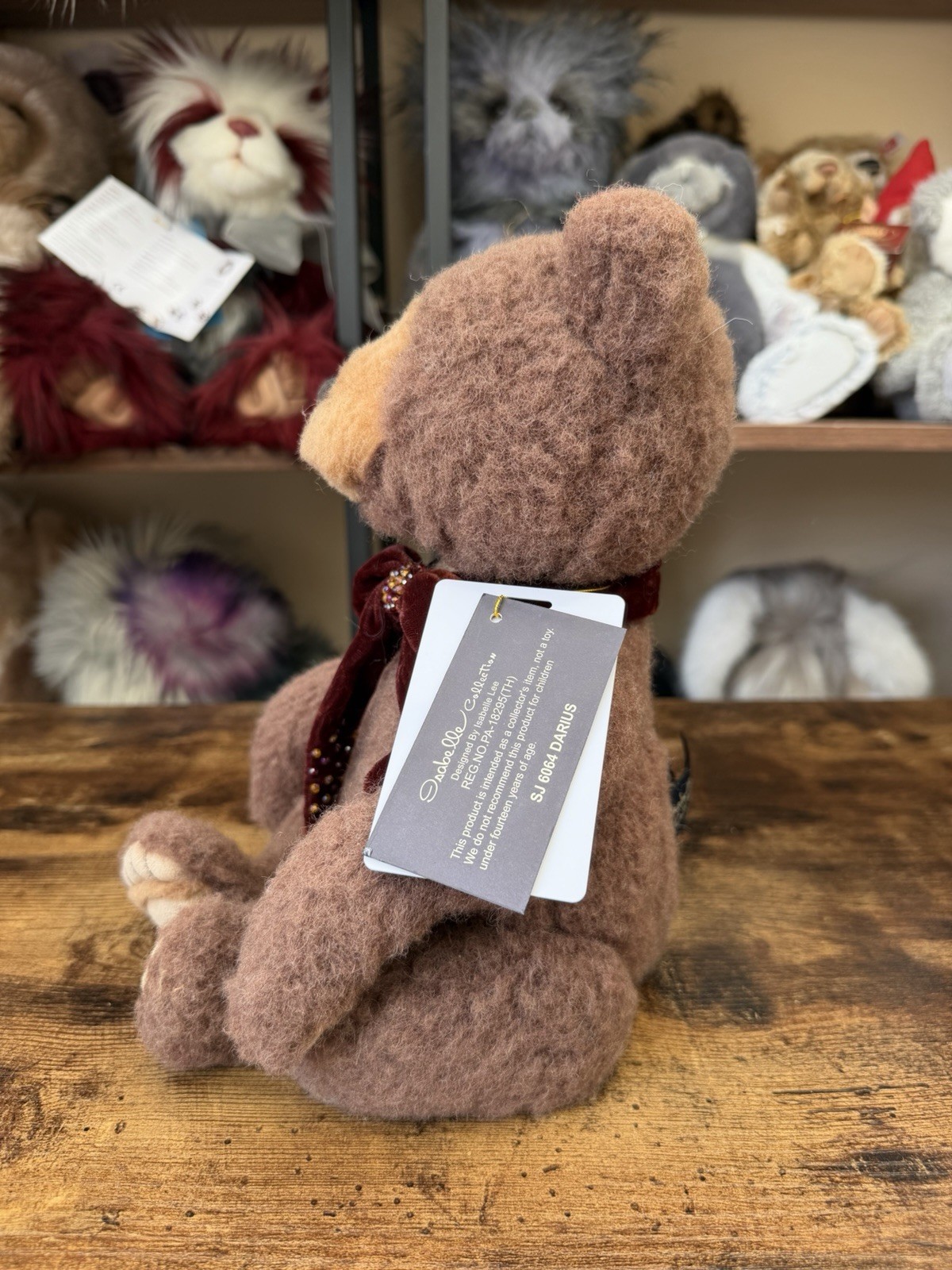 Charlie Bears DARIUS 100% Wool Limited Edition of only 250 worldwide with Tags - Image 7