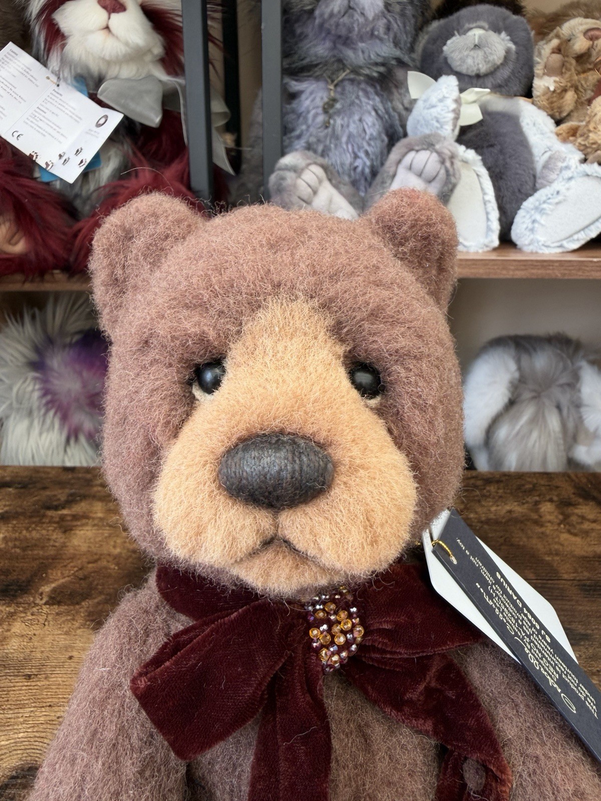 Charlie Bears DARIUS 100% Wool Limited Edition of only 250 worldwide with Tags - Image 8