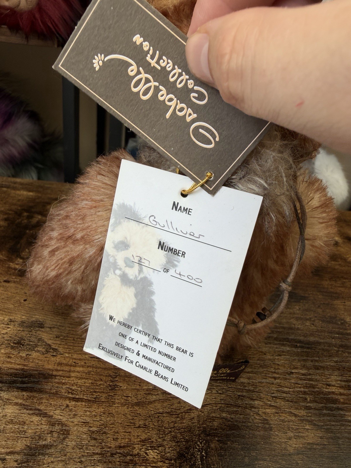 Charlie Bears "GULLIVER" (No. 127 of 400) with Tags (SJ4624) Retired - Image 7