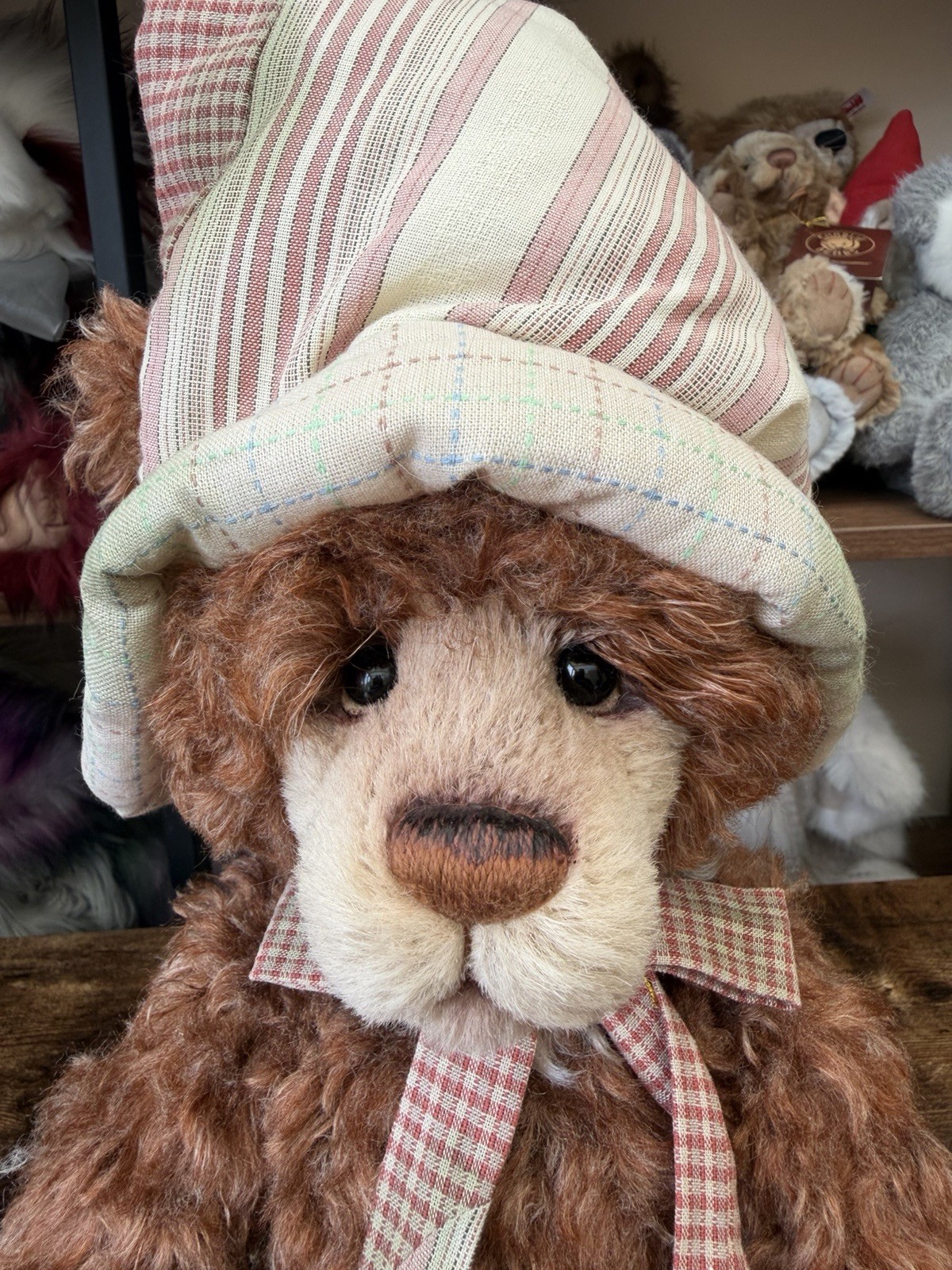 Charlie Bear Isabelle Lee Collection Night Cap SJ-6140 Alpaca Mohair w/ Tags - Image 4