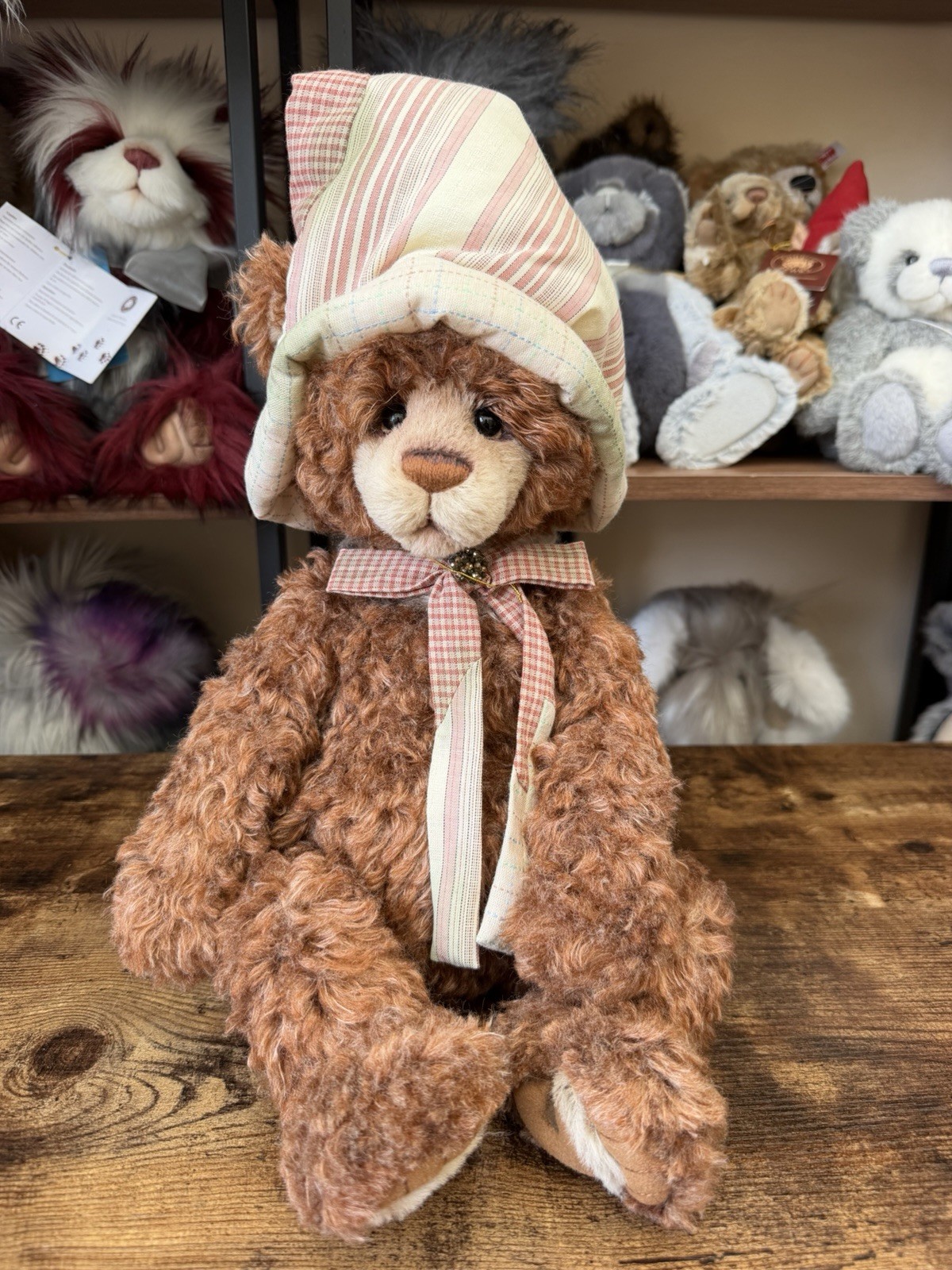Charlie Bear Isabelle Lee Collection Night Cap SJ-6140 Alpaca Mohair w/ Tags - Image 6