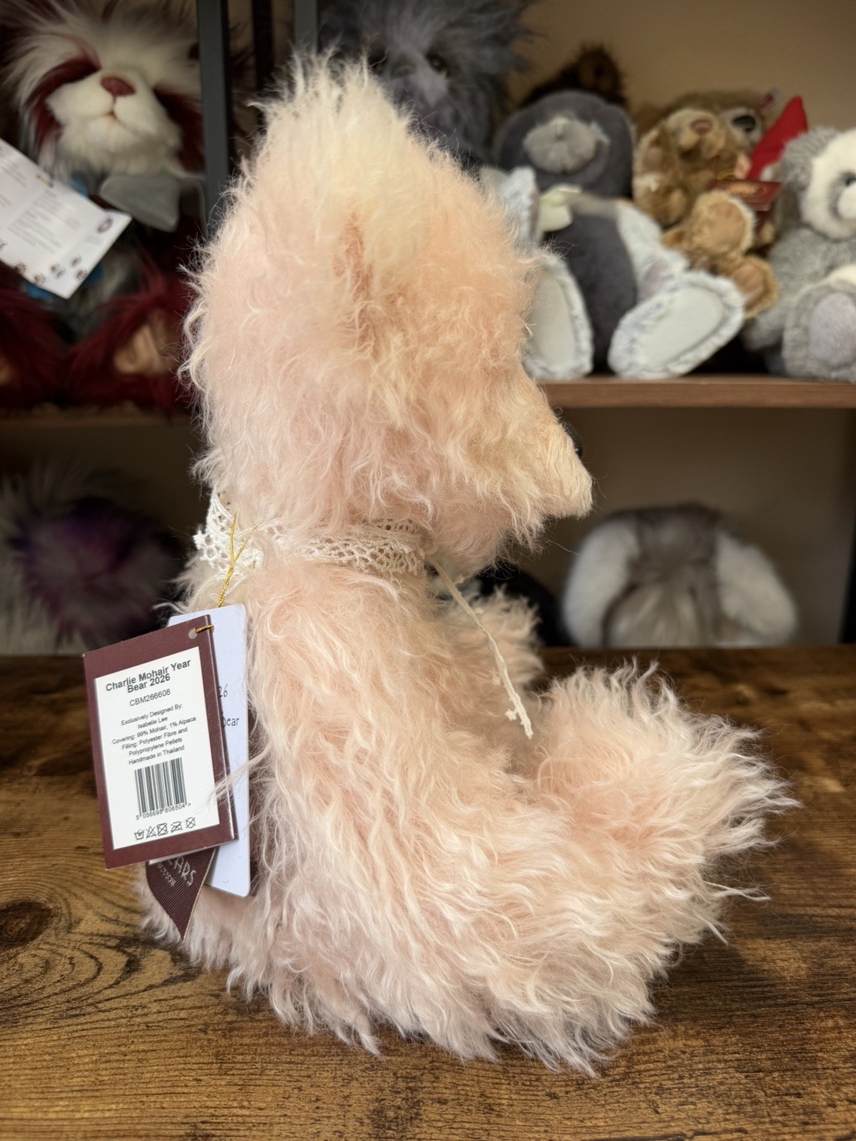 Charlie Mohair Year Bear 2026 - Limited Edition 300 Pieces - Image 5