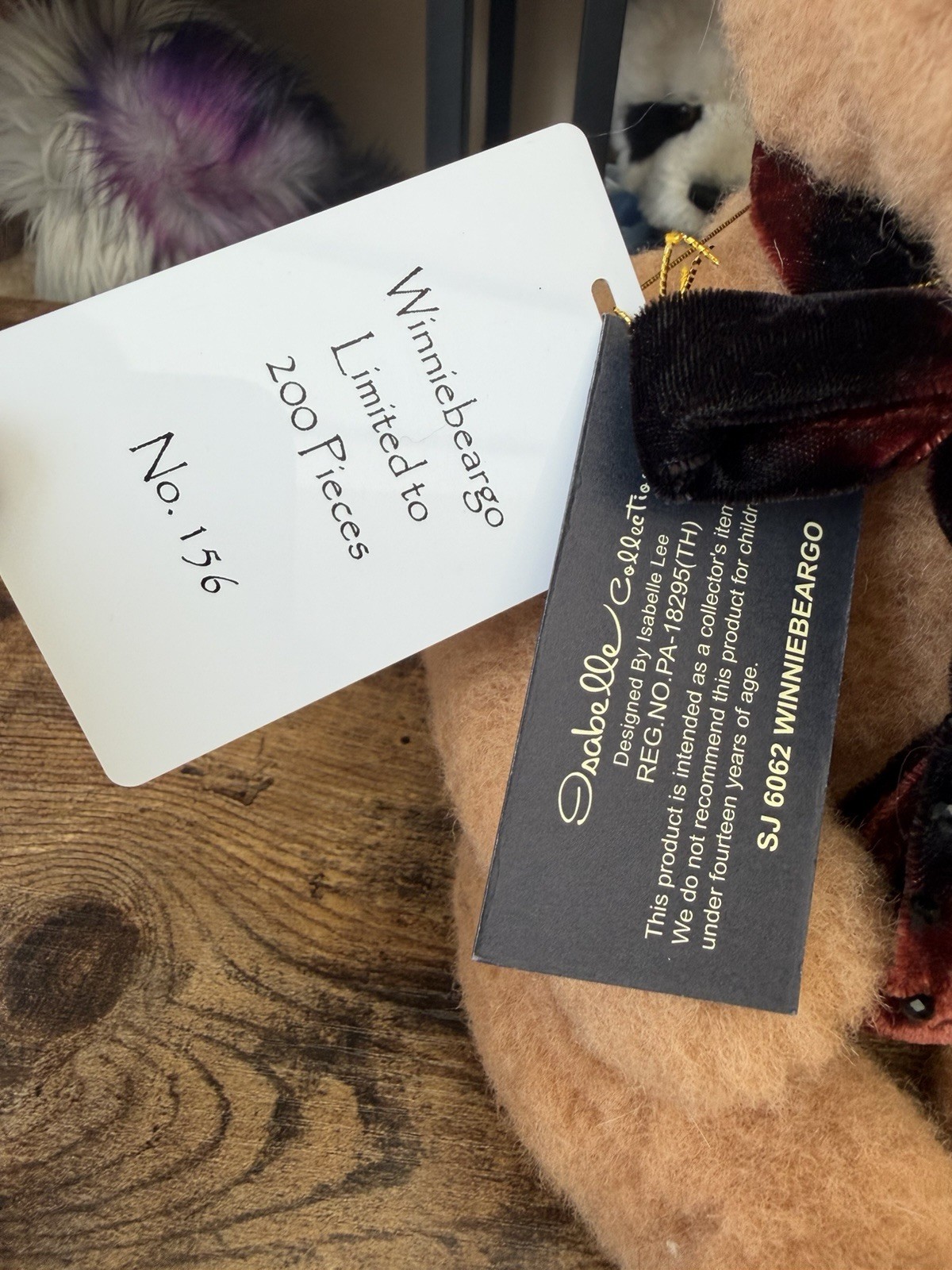 Charlie Bears Winniebeargo Stunning Ltd Ed Isabelle Lee Collection 🌹🌹🌹 - Image 3