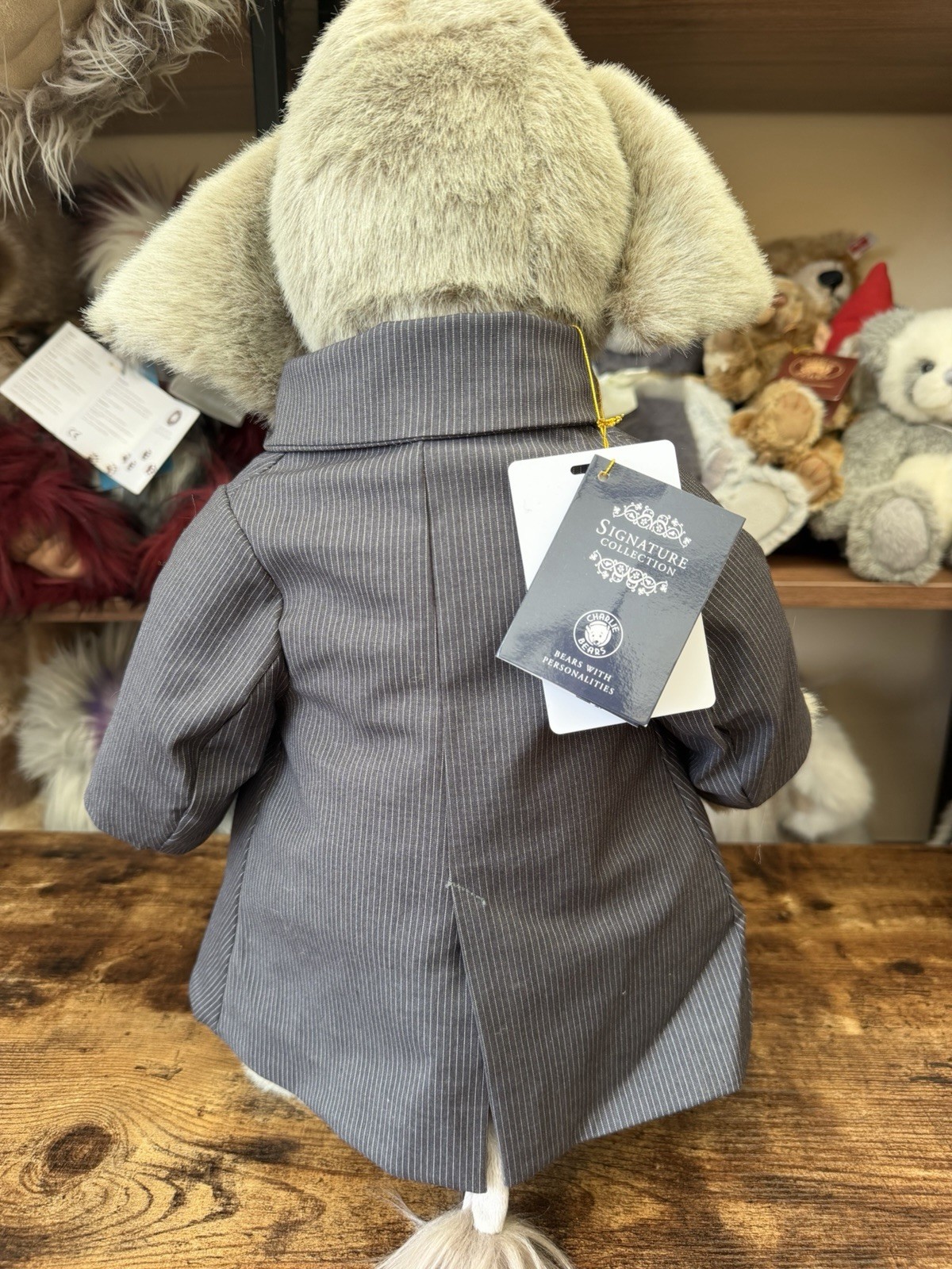 Charlie bear STROLL Elephant Limited Edition Signature in Outfit Excellent Tags - Image 5