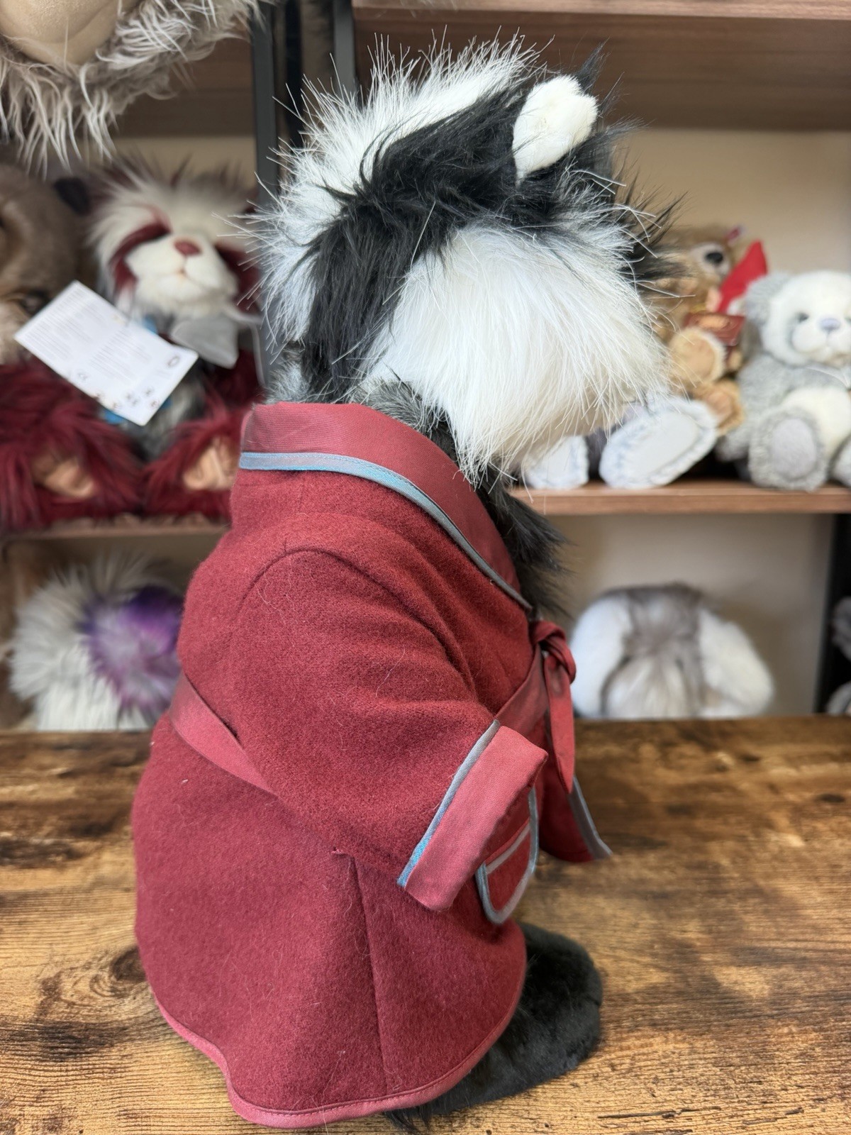 Charlie Bears BEDWARD Badger Limited Edition Signature Retired with Tags 16” - Image 5