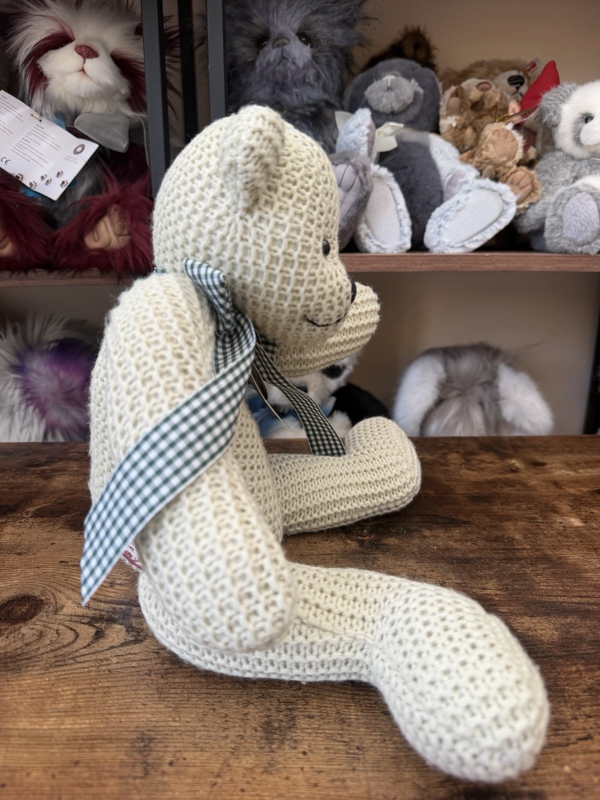 Charlie Bears Knotty knitted bear - Image 4
